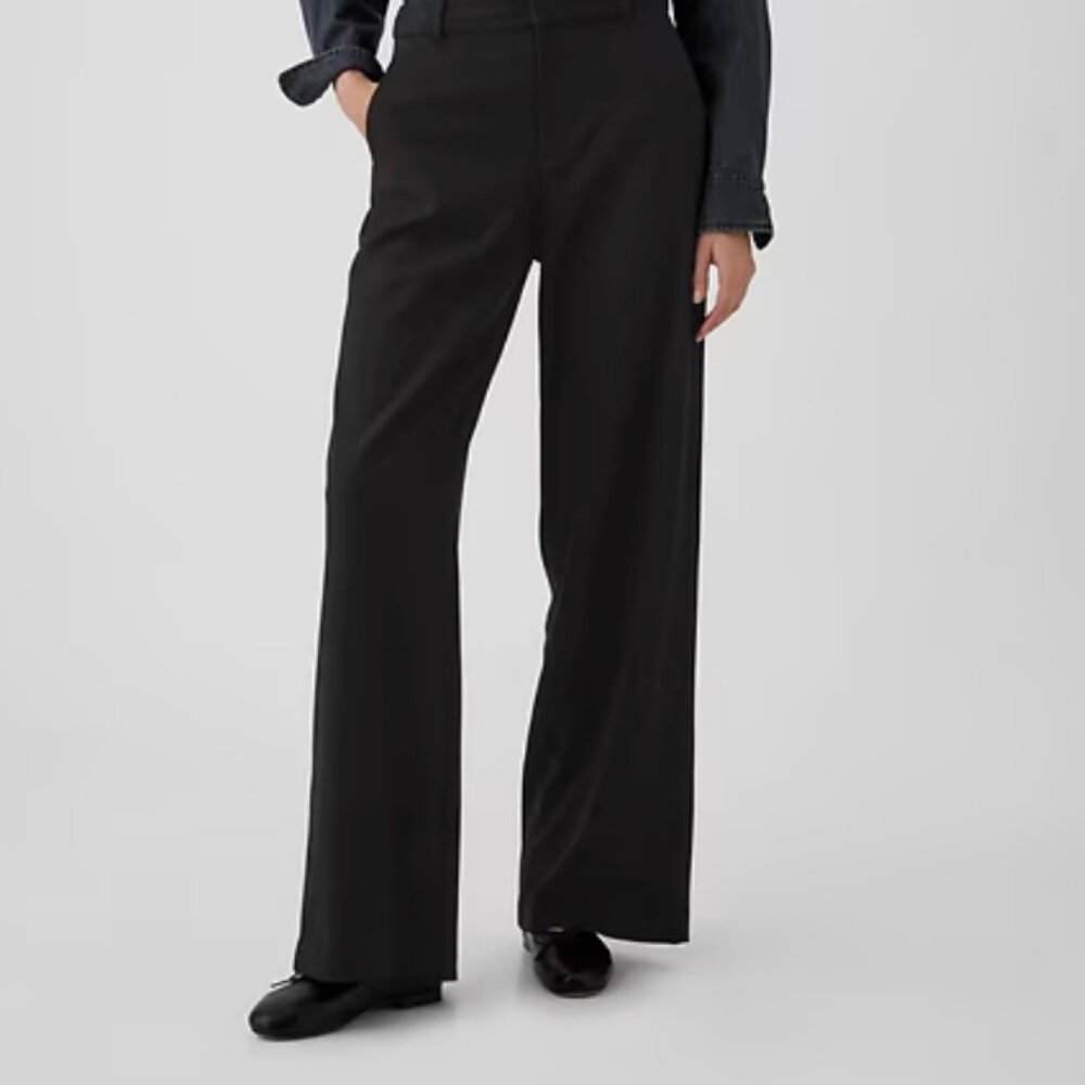 GAP High Rise Twill Trousers